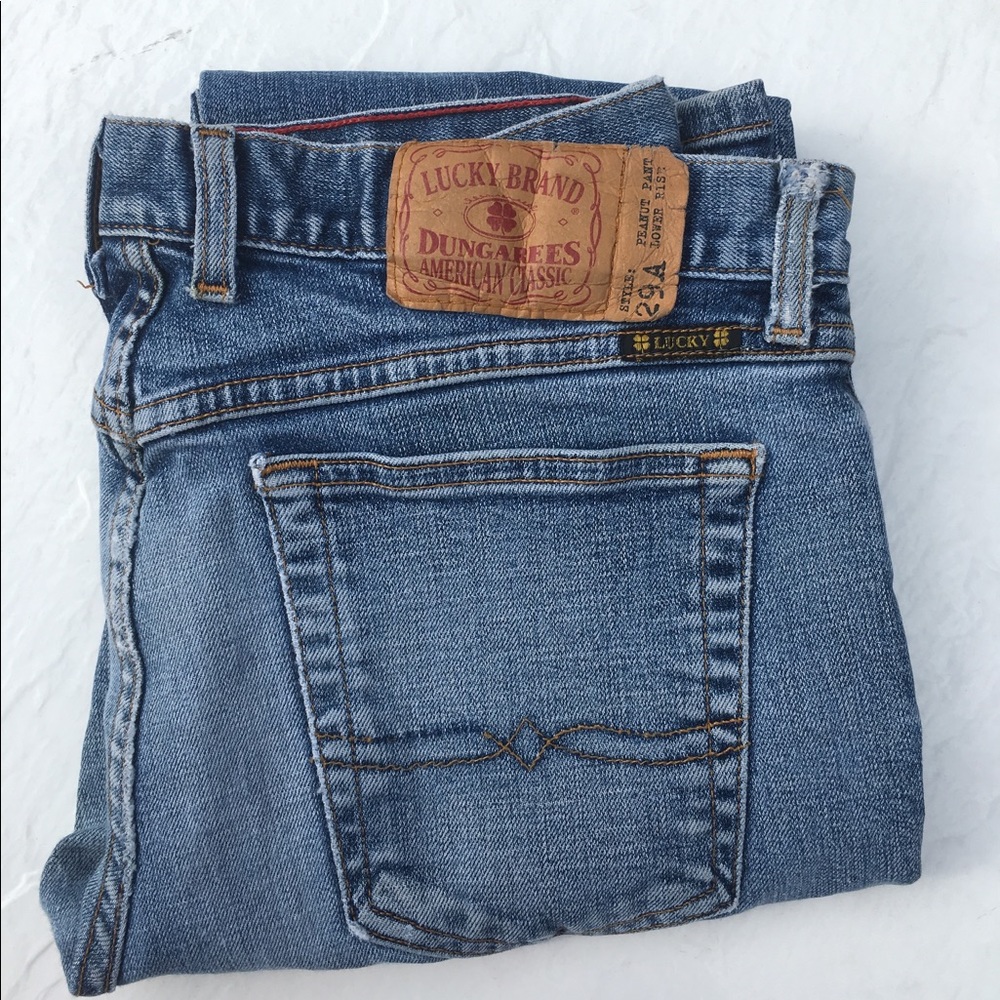 Lucky Brand Dungarees Peanut Pant Lower Rise Jeans - Picture 2 of 8